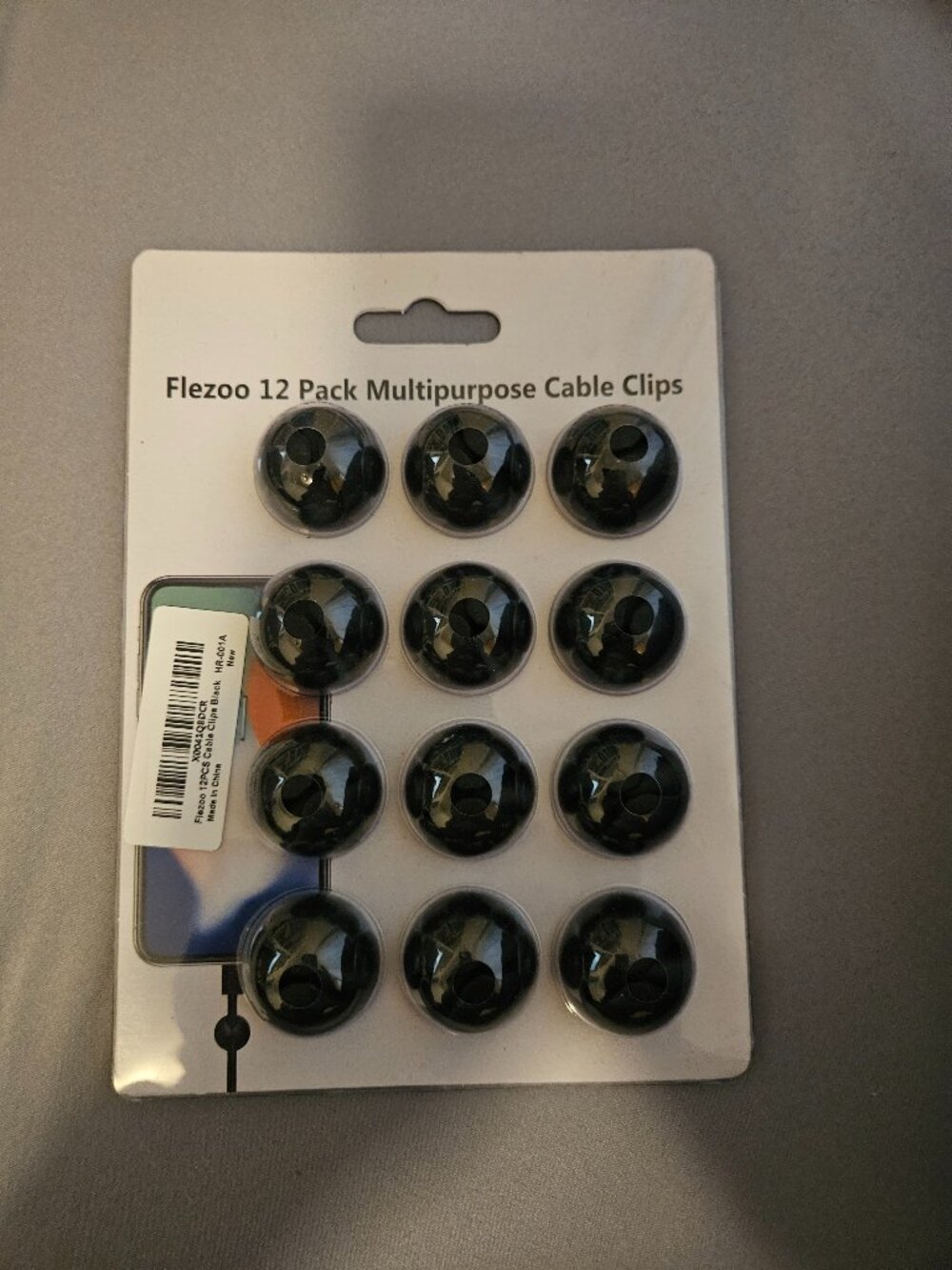 12 Pack Multipurpose Cable Clips New